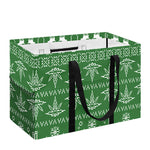 Christmas Pot Leaf Pattern Print Utility Tote Bag