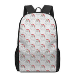Christmas Santa Claus Pattern Print 17 Inch Backpack