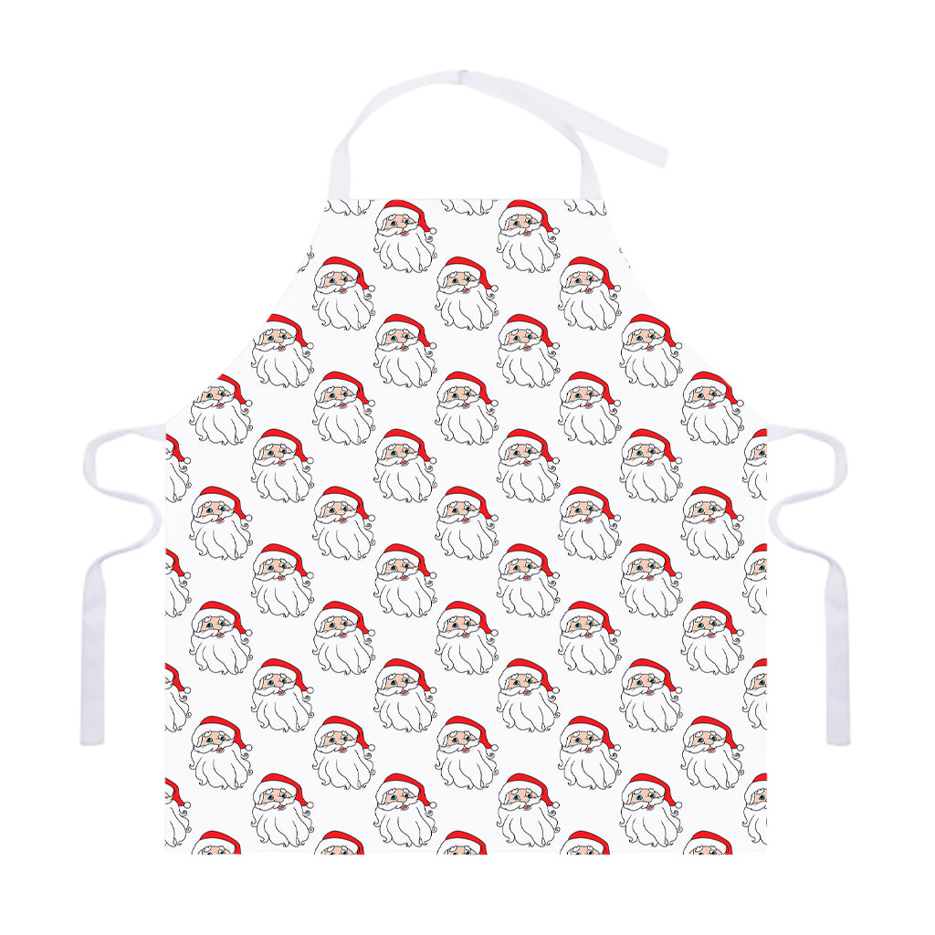 Christmas Santa Claus Pattern Print Adjustable Apron