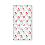 Christmas Santa Claus Pattern Print Baby Crib Sheet