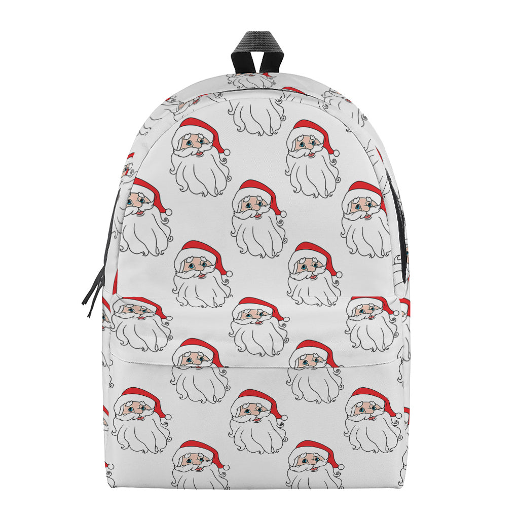 Christmas Santa Claus Pattern Print Backpack