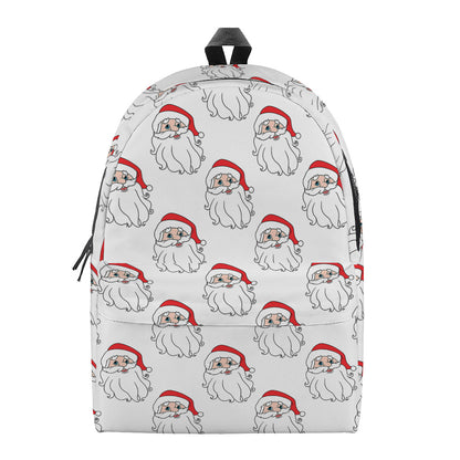 Christmas Santa Claus Pattern Print Backpack
