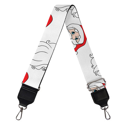 Christmas Santa Claus Pattern Print Bag Strap