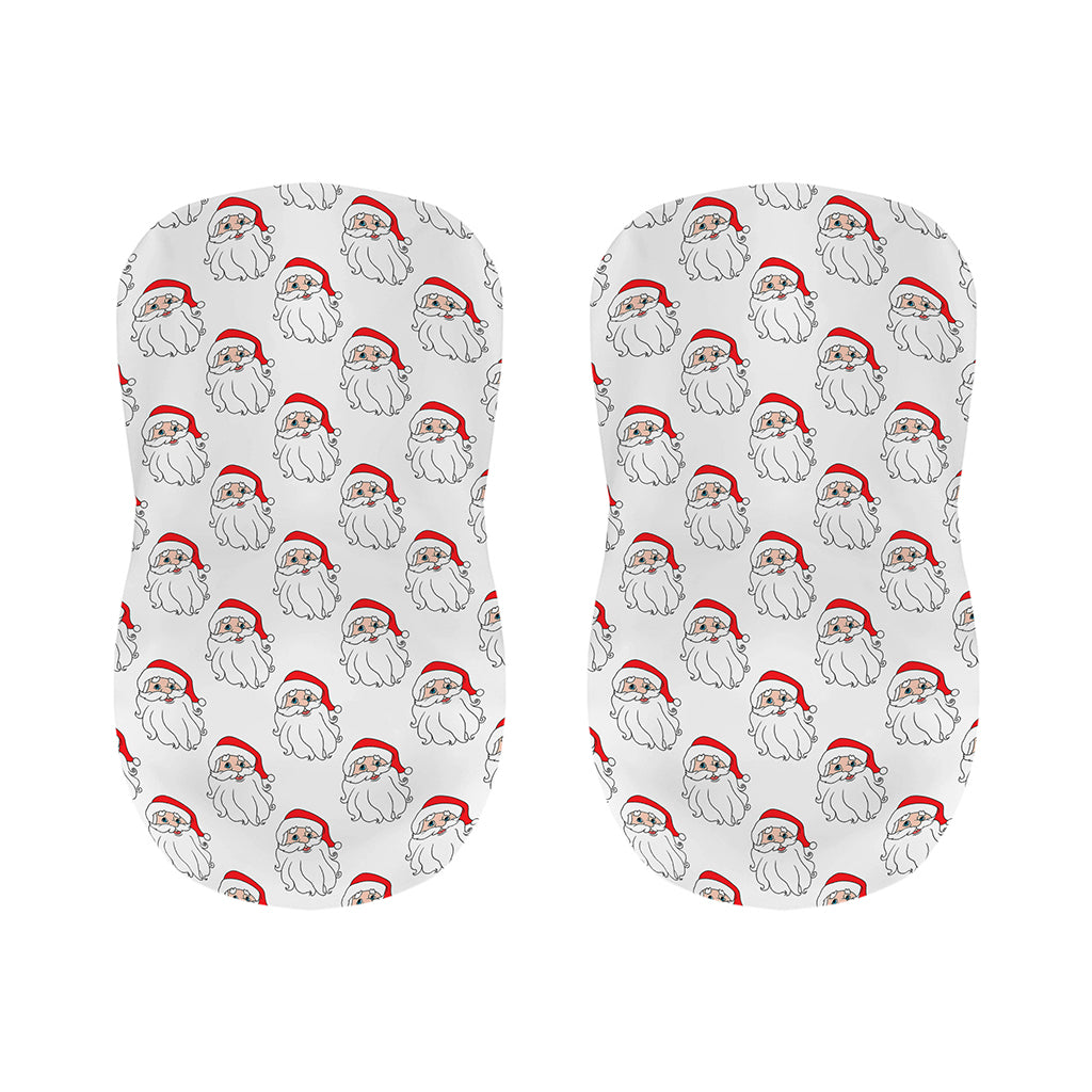 Christmas Santa Claus Pattern Print Bar Stool Covers