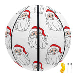 Christmas Santa Claus Pattern Print Basketball