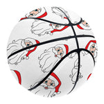 Christmas Santa Claus Pattern Print Basketball