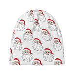 Christmas Santa Claus Pattern Print Beanie