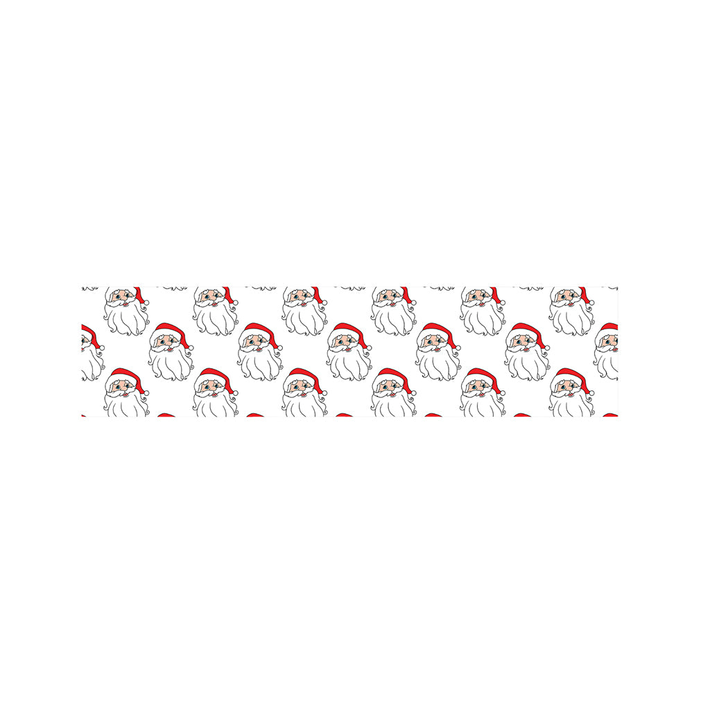 Christmas Santa Claus Pattern Print Bed Runner