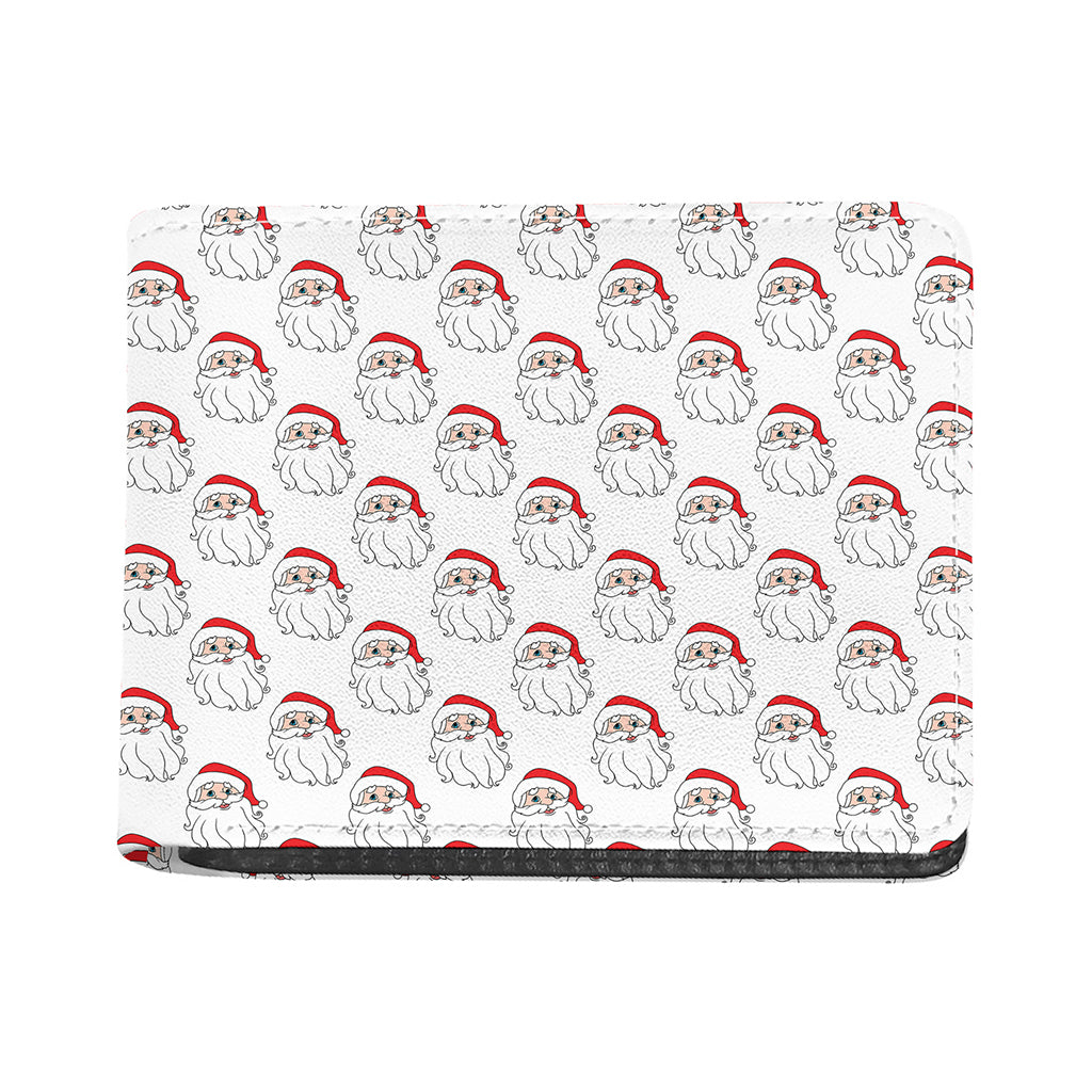 Christmas Santa Claus Pattern Print Bifold Wallet