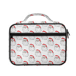 Christmas Santa Claus Pattern Print Briefcase Bible Bag