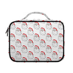 Christmas Santa Claus Pattern Print Briefcase Bible Bag