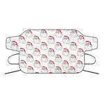 Christmas Santa Claus Pattern Print Car Windshield Snow Cover