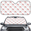 Christmas Santa Claus Pattern Print Car Windshield Sun Shade