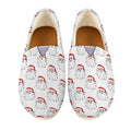Christmas Santa Claus Pattern Print Casual Shoes