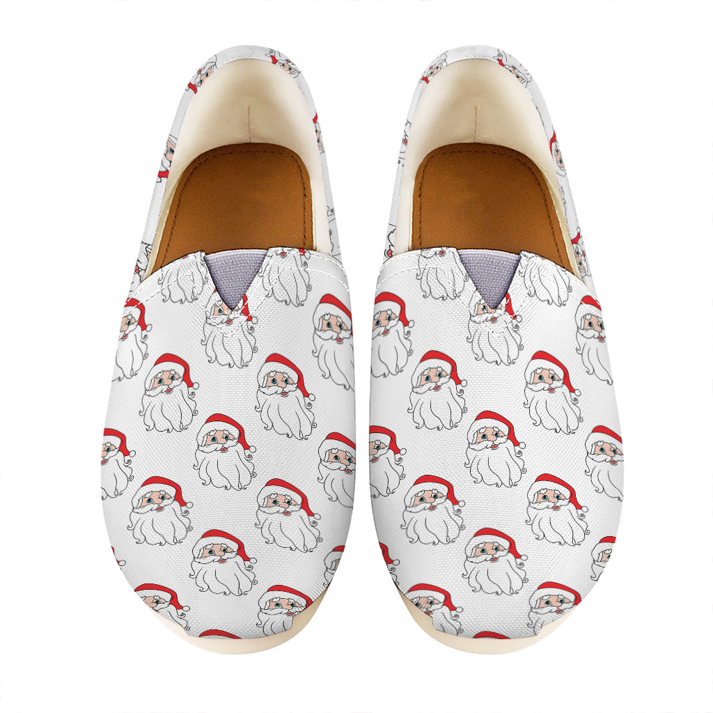 Christmas Santa Claus Pattern Print Casual Shoes