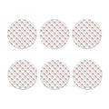 Christmas Santa Claus Pattern Print Coaster Set