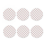 Christmas Santa Claus Pattern Print Coaster Set