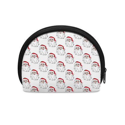 Christmas Santa Claus Pattern Print Coin Purse