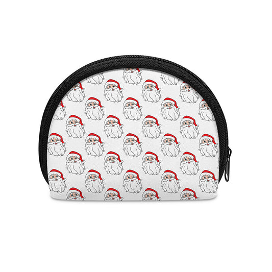 Christmas Santa Claus Pattern Print Coin Purse