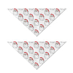 Christmas Santa Claus Pattern Print Dog Bandana