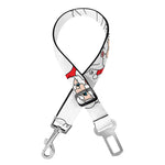 Christmas Santa Claus Pattern Print Dog Seat Belt
