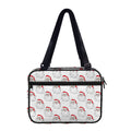 Christmas Santa Claus Pattern Print Double Strap Bible Bag