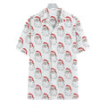 Christmas Santa Claus Pattern Print Hawaiian Shirt
