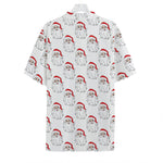 Christmas Santa Claus Pattern Print Hawaiian Shirt