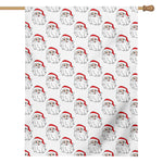 Christmas Santa Claus Pattern Print House Flag
