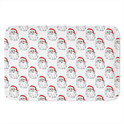 Christmas Santa Claus Pattern Print Indoor Door Mat
