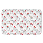 Christmas Santa Claus Pattern Print Indoor Door Mat