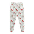 Christmas Santa Claus Pattern Print Jogger Pants