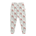 Christmas Santa Claus Pattern Print Jogger Pants