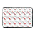Christmas Santa Claus Pattern Print Kitchen Mat