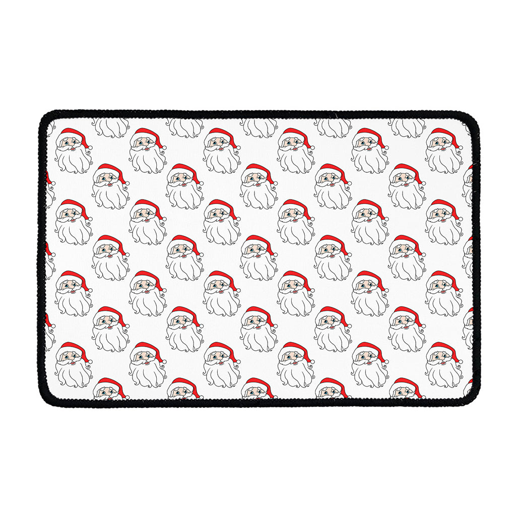 Christmas Santa Claus Pattern Print Kitchen Mat