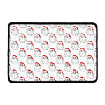 Christmas Santa Claus Pattern Print Kitchen Mat