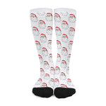 Christmas Santa Claus Pattern Print Long Socks