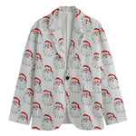 Christmas Santa Claus Pattern Print Men's Blazer