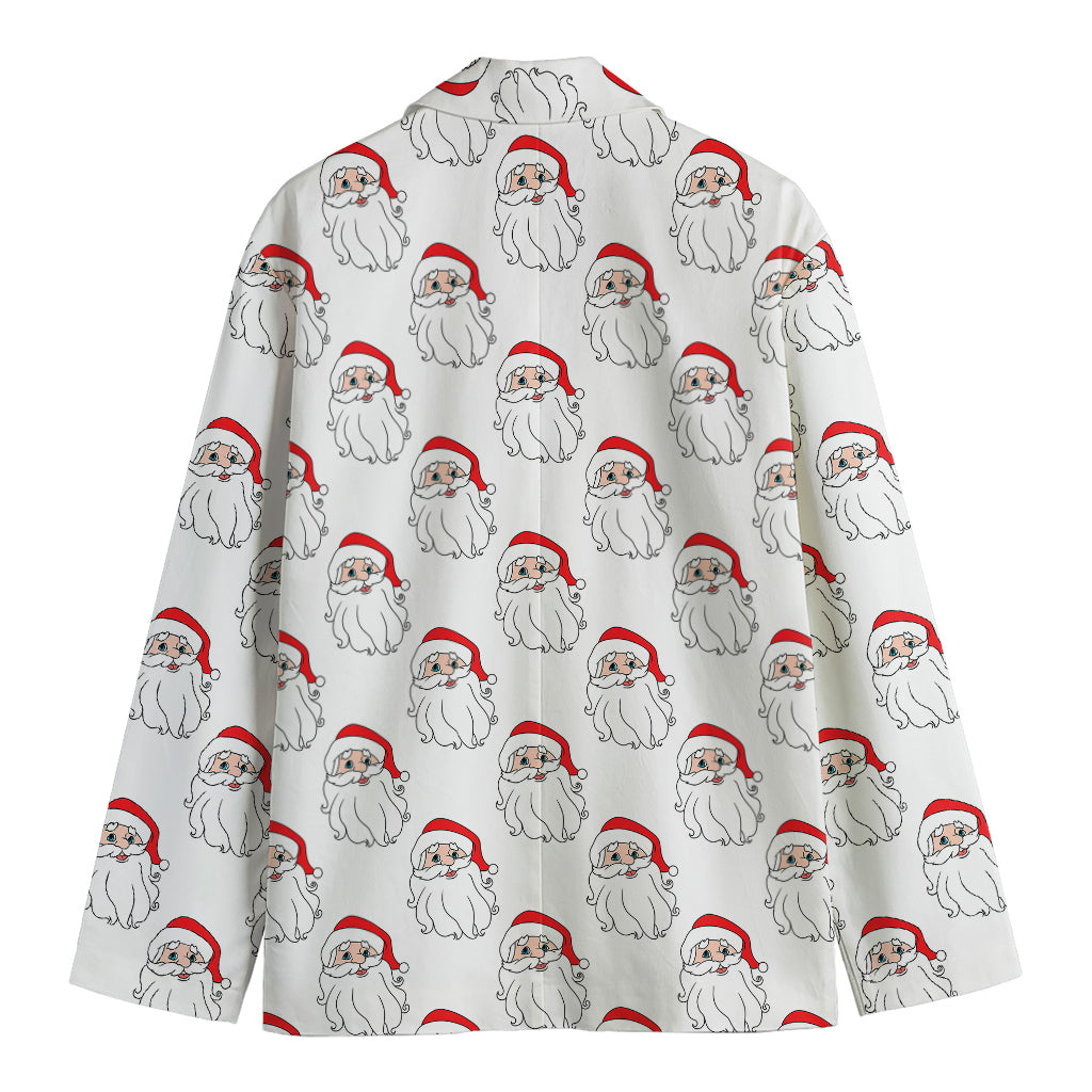 Christmas Santa Claus Pattern Print Men's Blazer
