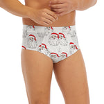 Christmas Santa Claus Pattern Print Men's Briefs