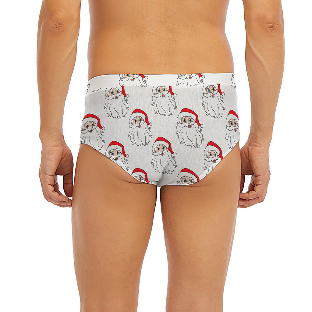 Christmas Santa Claus Pattern Print Men's Briefs