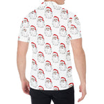 Christmas Santa Claus Pattern Print Men's Shirt