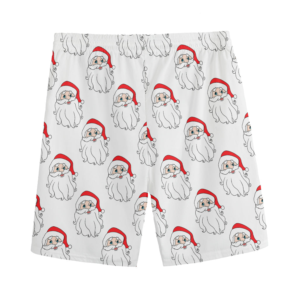 Christmas Santa Claus Pattern Print Men's Sports Shorts