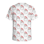 Christmas Santa Claus Pattern Print Men's Sports T-Shirt