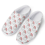 Christmas Santa Claus Pattern Print Mesh Casual Shoes