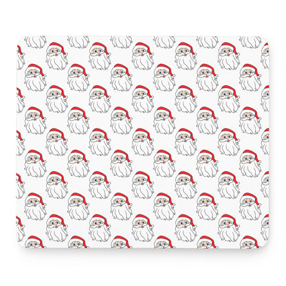 Christmas Santa Claus Pattern Print Mouse Pad