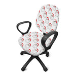 Christmas Santa Claus Pattern Print Office Chair Cover