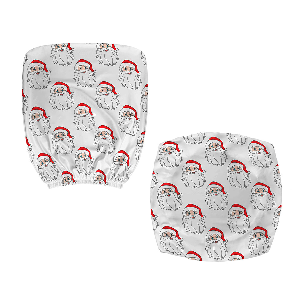 Christmas Santa Claus Pattern Print Office Chair Cover