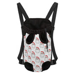 Christmas Santa Claus Pattern Print Pet Carrier Backpack