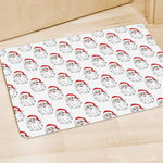 Christmas Santa Claus Pattern Print Polyester Doormat